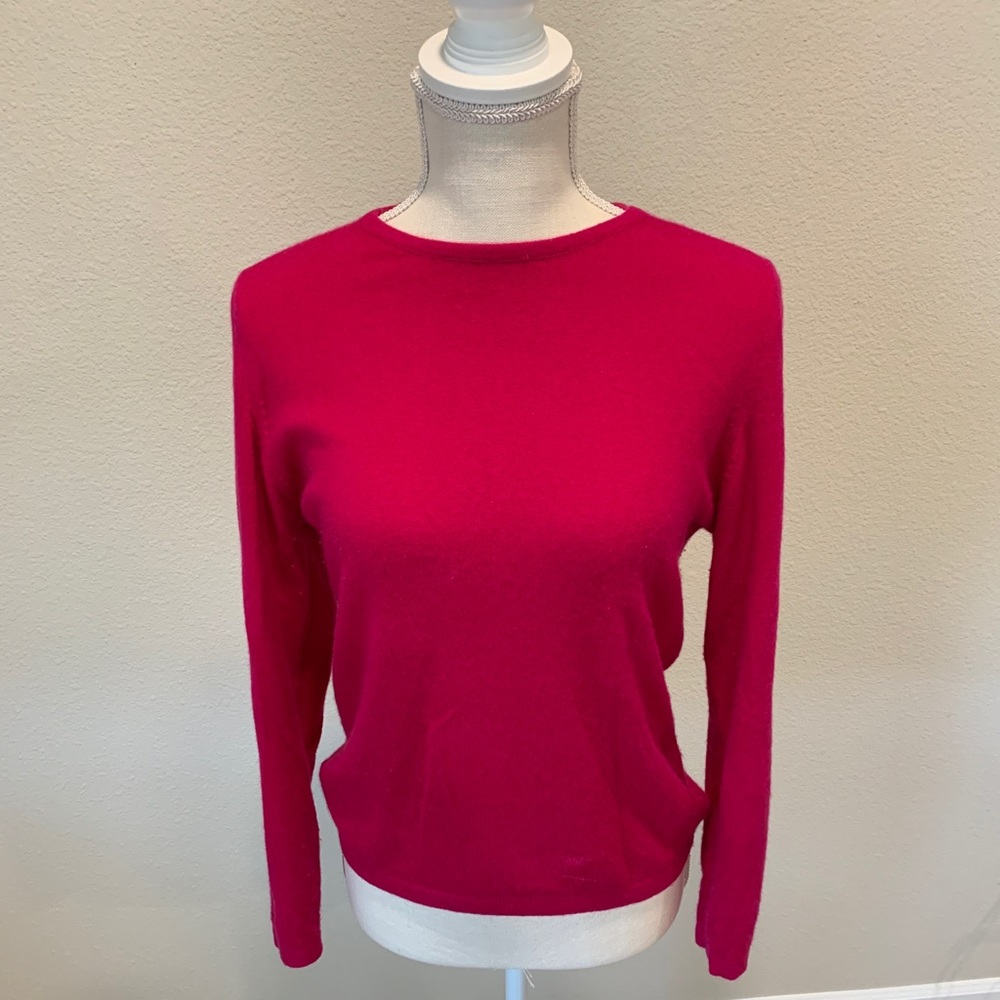 100% Cashmere Crew Neck Sweater